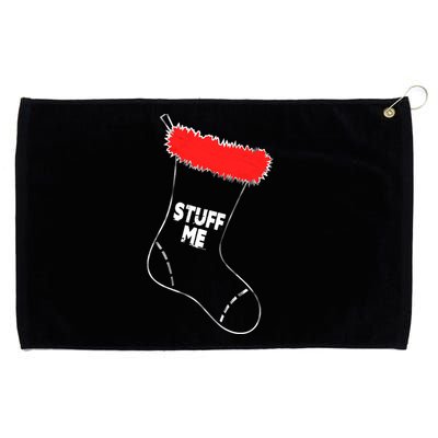 Stuff Me Funny Christmas Stocking Grommeted Golf Towel