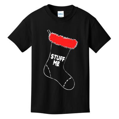 Stuff Me Funny Christmas Stocking Kids T-Shirt