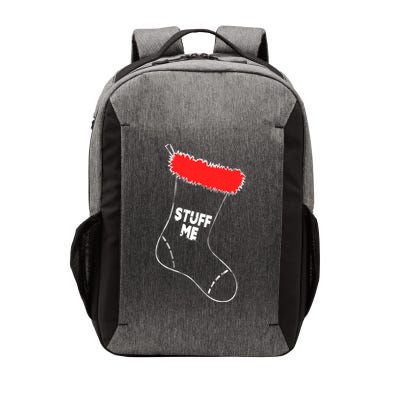 Stuff Me Funny Christmas Stocking Vector Backpack