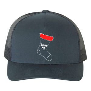 Stuff Me Funny Christmas Stocking Yupoong Adult 5-Panel Trucker Hat