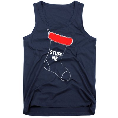 Stuff Me Funny Christmas Stocking Tank Top