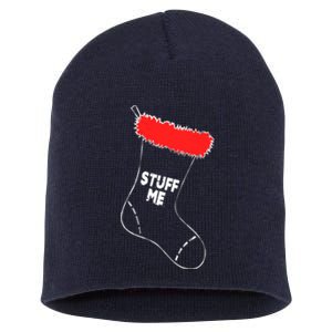 Stuff Me Funny Christmas Stocking Short Acrylic Beanie