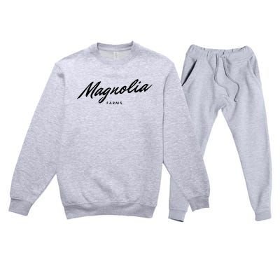 Support Magnolia Farms Waco College Premium Crewneck Sweatsuit Set