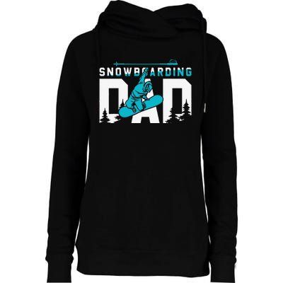 Snowboard My Favorite Snowboarding Buddies Call Me Dad Womens Funnel Neck Pullover Hood