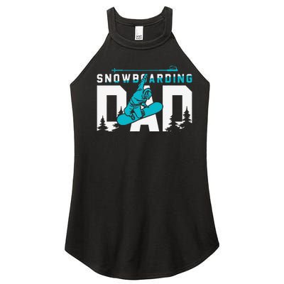 Snowboard My Favorite Snowboarding Buddies Call Me Dad Women’s Perfect Tri Rocker Tank