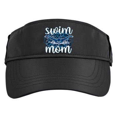 Swim Mom For MotheS Day Adult Drive Performance Visor
