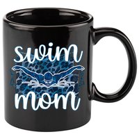 Swim Mom For MotheS Day 11oz C Handle Ceramic Mug