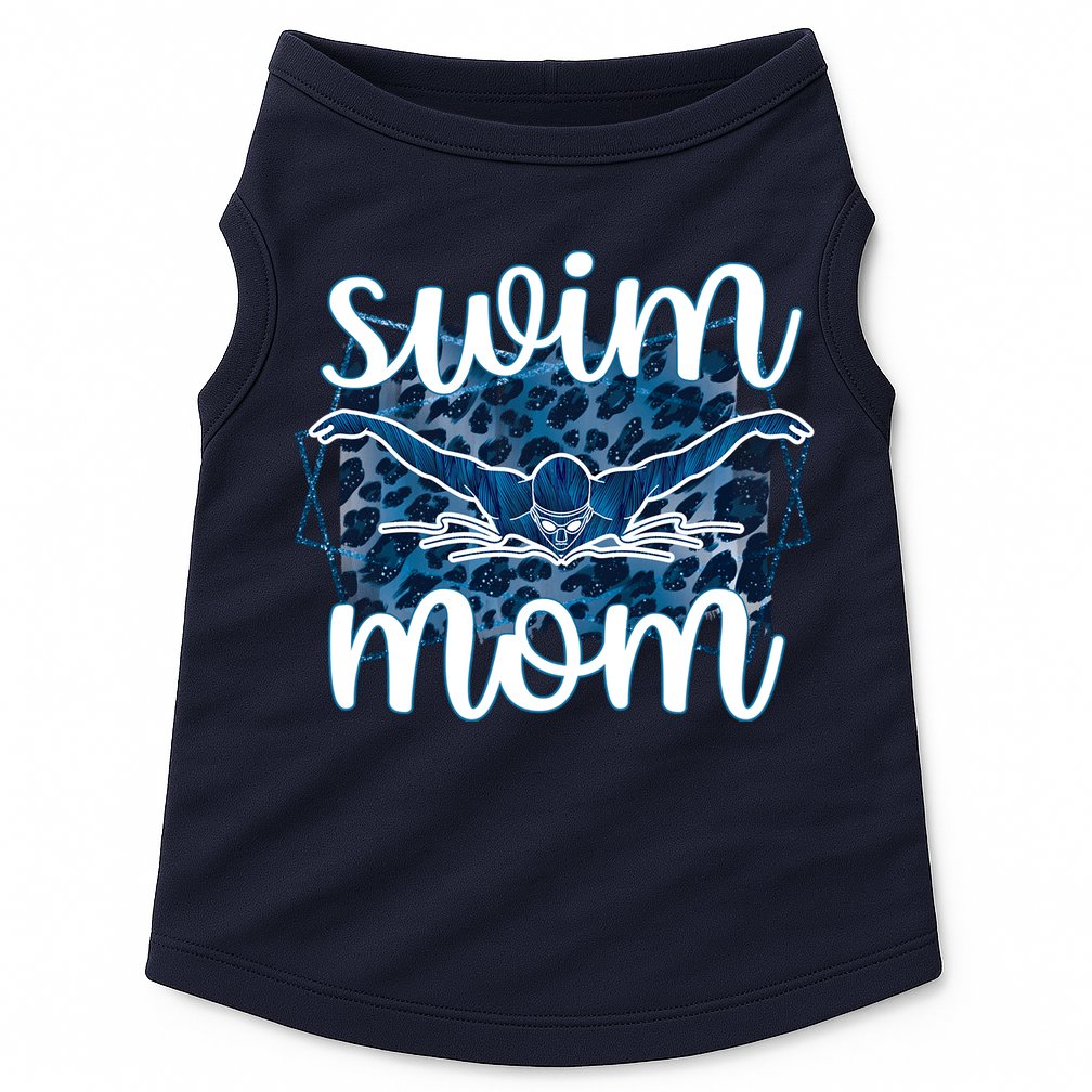 Swim Mom For MotheS Day Doggie Tank