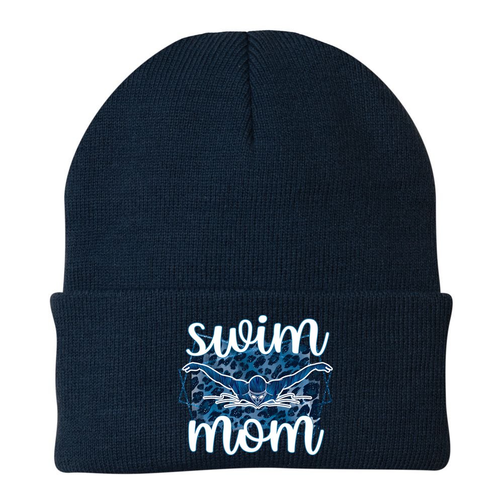 Swim Mom For MotheS Day Beanie