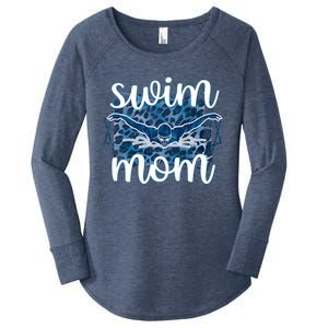 Swim Mom For MotheS Day Women's Perfect Tri Tunic Long Sleeve Shirt