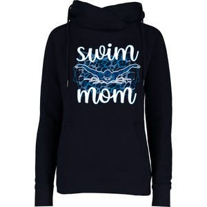 Swim Mom For MotheS Day Womens Funnel Neck Pullover Hood