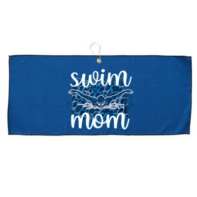 Swim Mom For MotheS Day Large Microfiber Waffle Golf Towel