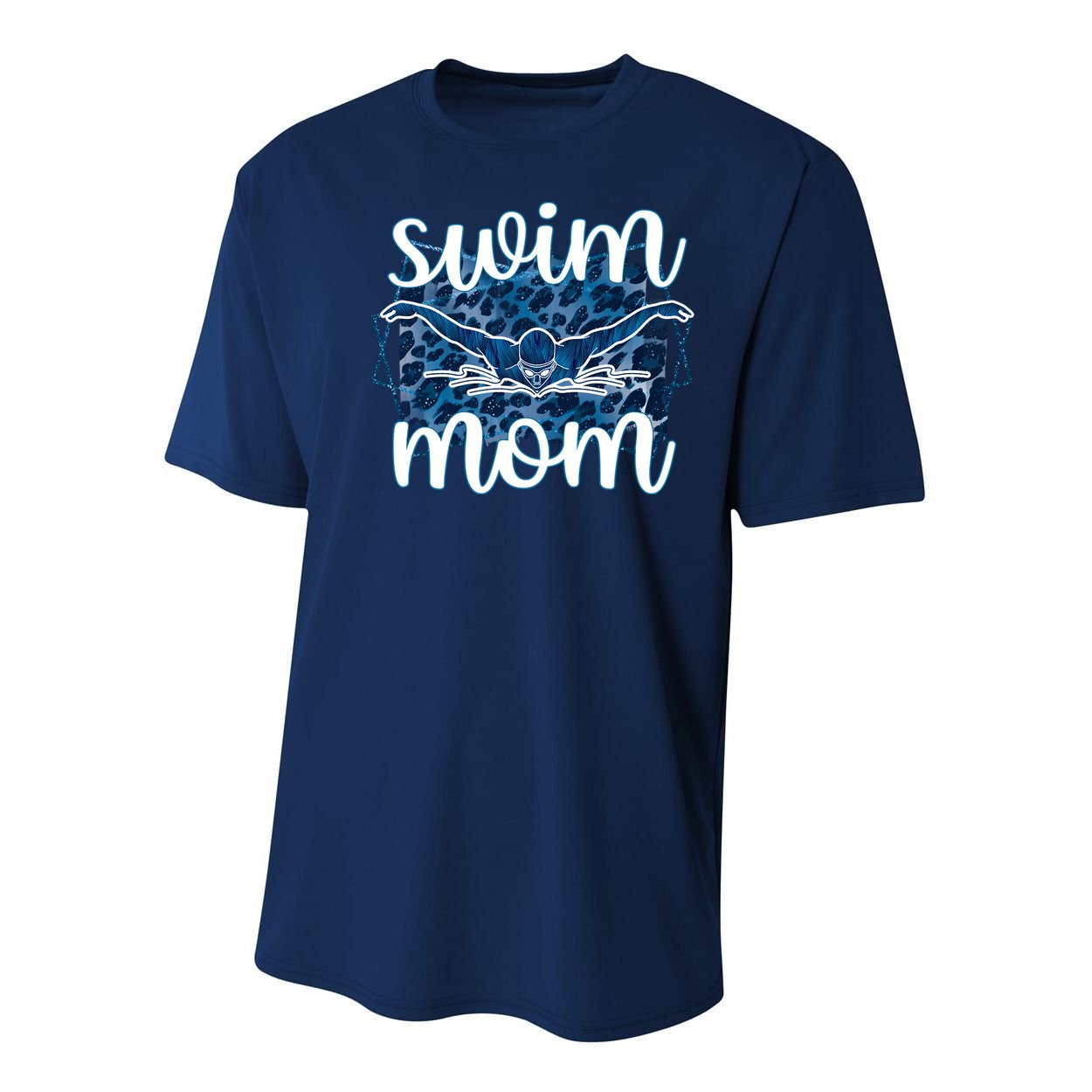 Swim Mom For MotheS Day Youth Performance Sprint T-Shirt