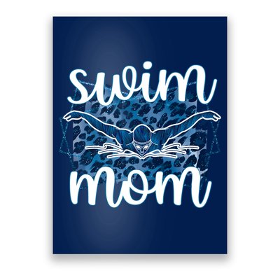 Swim Mom For MotheS Day Poster