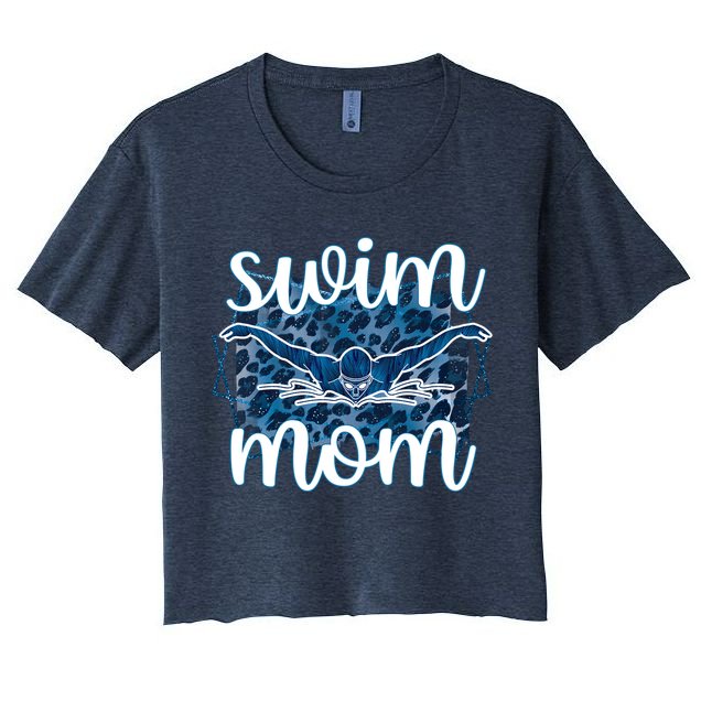 Swim Mom For MotheS Day Crop Top