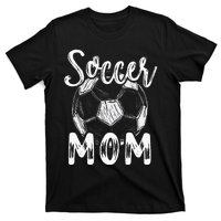 Soccer Mom For Women Family Matching Team Player Soccer Ball T-Shirt