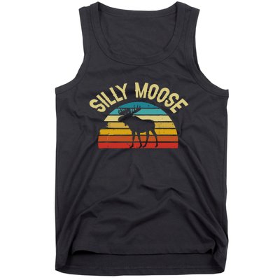 Silly Moose Funny Word Pun Funny Quotes Sayings Joke Humor Tank Top