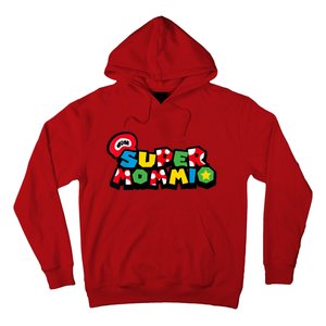 Super Mommio Funny Mommy Mother Nerdy Video Gaming Lover Hoodie