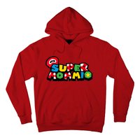 Super Mommio Funny Mommy Mother Nerdy Video Gaming Lover Hoodie