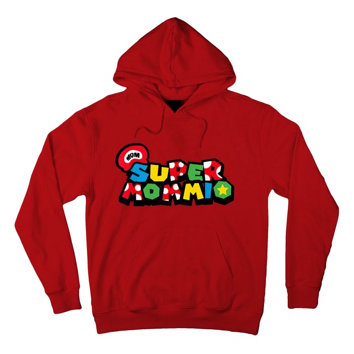 Super Mommio Funny Mommy Mother Nerdy Video Gaming Lover Hoodie