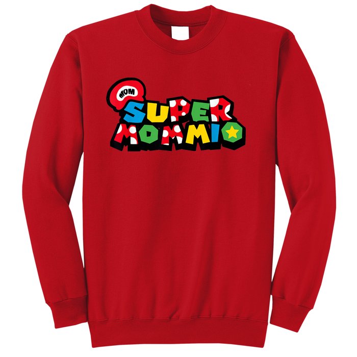 Super Mommio Funny Mommy Mother Nerdy Video Gaming Lover Sweatshirt