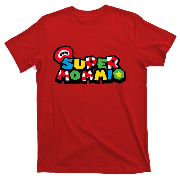 Super Mommio Funny Mommy Mother Nerdy Video Gaming Lover T-Shirt