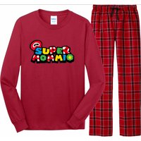 Super Mommio Funny Mommy Mother Nerdy Video Gaming Lover Long Sleeve Pajama Set