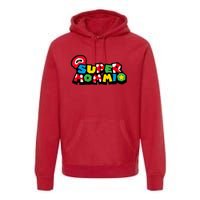 Super Mommio Funny Mommy Mother Nerdy Video Gaming Lover Premium Hoodie