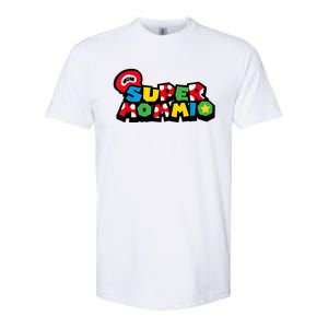 Super Mommio Funny Mommy Mother Nerdy Video Gaming Lover Softstyle CVC T-Shirt