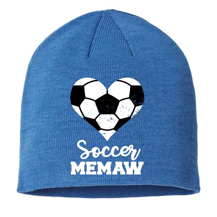 Soccer Memaw Funny Soccer Player Memaw Funny Gift Sustainable Beanie