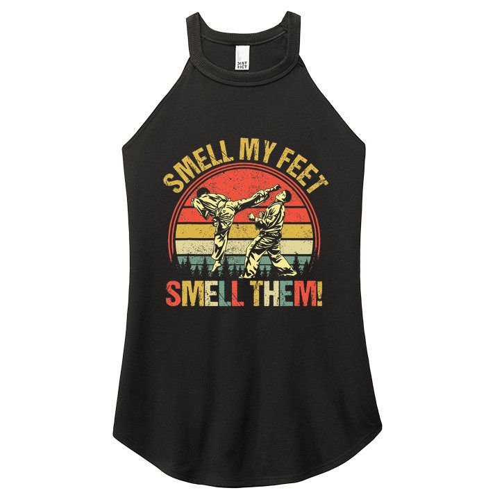 Smell My Feets Karate Smell Them Martial Art Combat Sport Women's Perfect Tri Rocker Tank