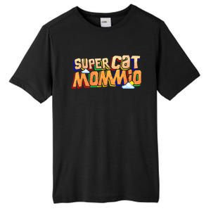 SuperCat Mommio Funny Gift For Mommy Mothers Day Outfits Tall Fusion ChromaSoft Performance T-Shirt