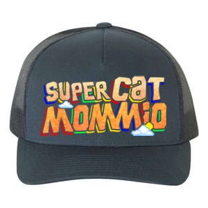 SuperCat Mommio Funny Gift For Mommy Mothers Day Outfits Yupoong Adult 5-Panel Trucker Hat