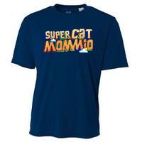 SuperCat Mommio Funny Gift For Mommy Mothers Day Outfits Cooling Performance Crew T-Shirt