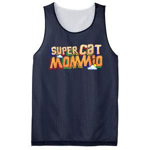 SuperCat Mommio Funny Gift For Mommy Mothers Day Outfits Mesh Reversible Basketball Jersey Tank