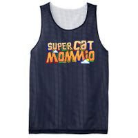 SuperCat Mommio Funny Gift For Mommy Mothers Day Outfits Mesh Reversible Basketball Jersey Tank