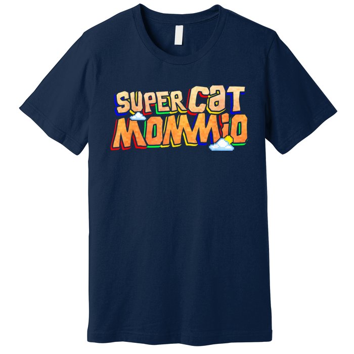 SuperCat Mommio Funny Gift For Mommy Mothers Day Outfits Premium T-Shirt