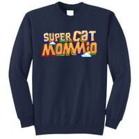 SuperCat Mommio Funny Gift For Mommy Mothers Day Outfits Tall Sweatshirt