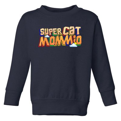 SuperCat Mommio Funny Gift For Mommy Mothers Day Outfits Toddler Sweatshirt