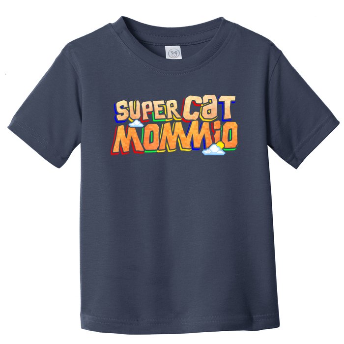 SuperCat Mommio Funny Gift For Mommy Mothers Day Outfits Toddler T-Shirt