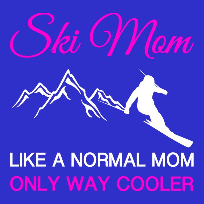 Ski Mom Funny Skiing Mama Mother Winter Sport Lover Gift Tank Top