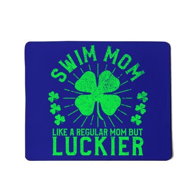 Swim Mom Funny St Patrick's Day Swimming Swimmer Funny Gift Mousepad