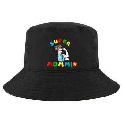 Super Mommio Funny Mommy Mothers Day Cool Comfort Performance Bucket Hat