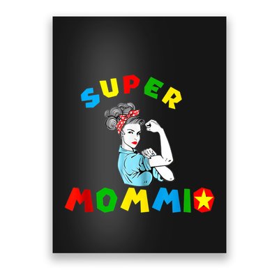Super Mommio Funny Mommy Mothers Day Poster