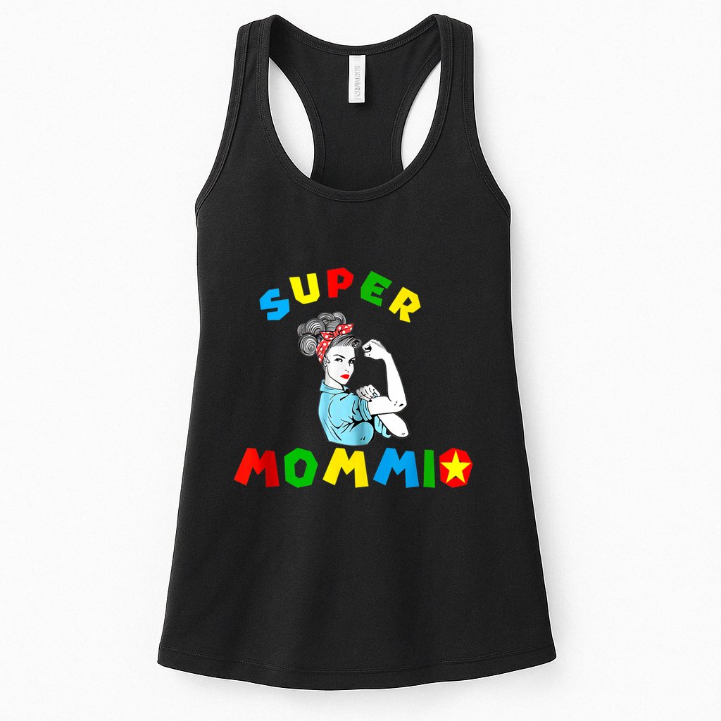 Super Mommio Funny Mommy Mothers Day Womens Tank Top