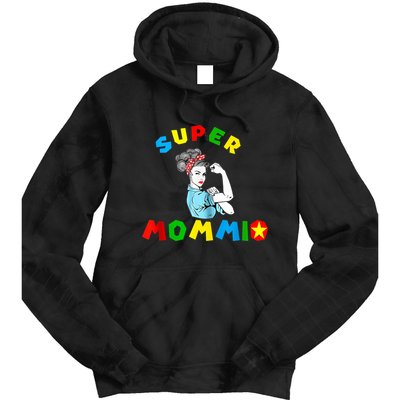 Super Mommio Funny Mommy Mothers Day Tie Dye Hoodie