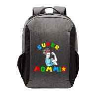 Super Mommio Funny Mommy Mothers Day Vector Backpack