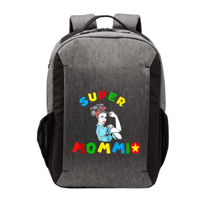 Super Mommio Funny Mommy Mothers Day Vector Backpack