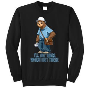 Sloth Mailman Funny And Rude Mailman Postal Worker Gift Sweatshirt