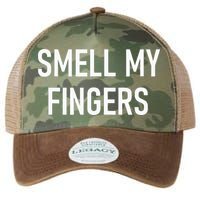 Smell My Fingers Funny Jokes Sarcastic Legacy Tie Dye Trucker Hat